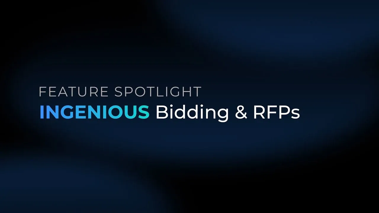 Bidding & RFPs