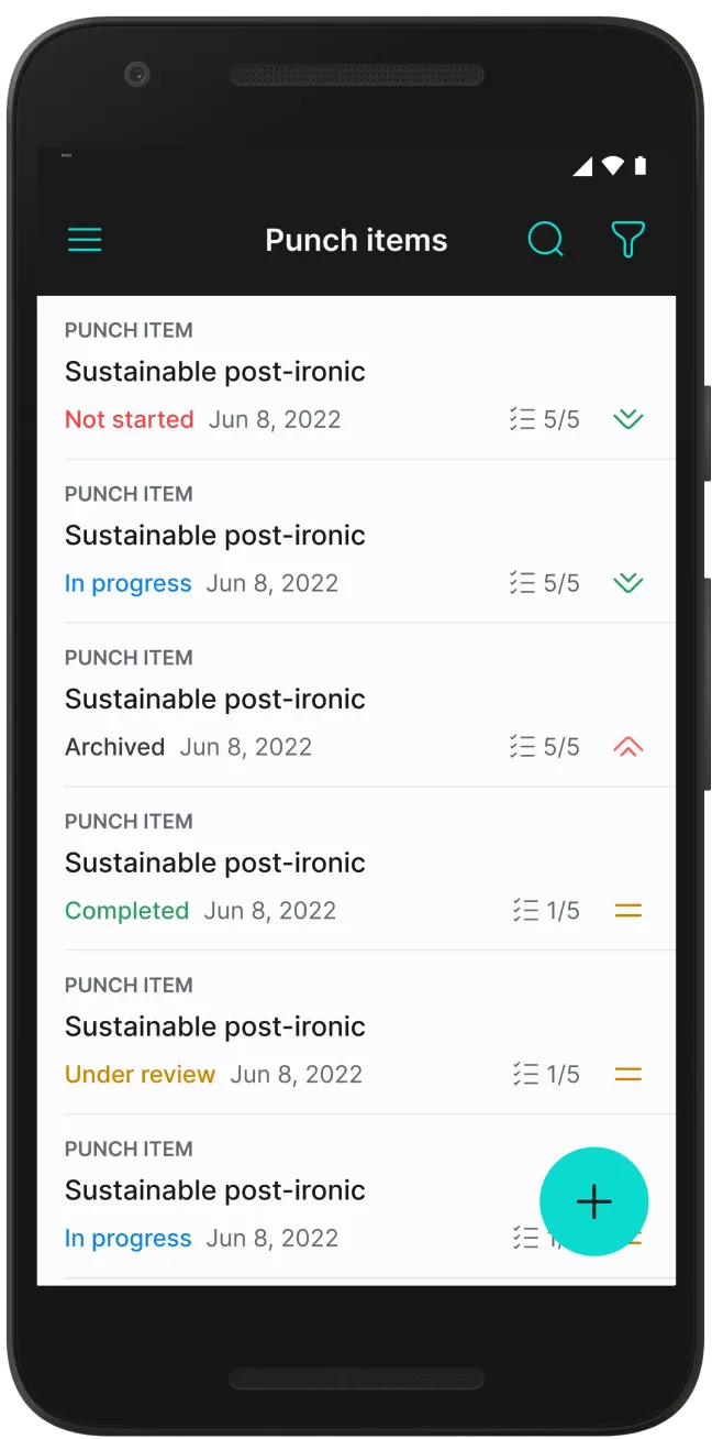 See how simple it is to manage punch lists on your phone with our construction punch list software