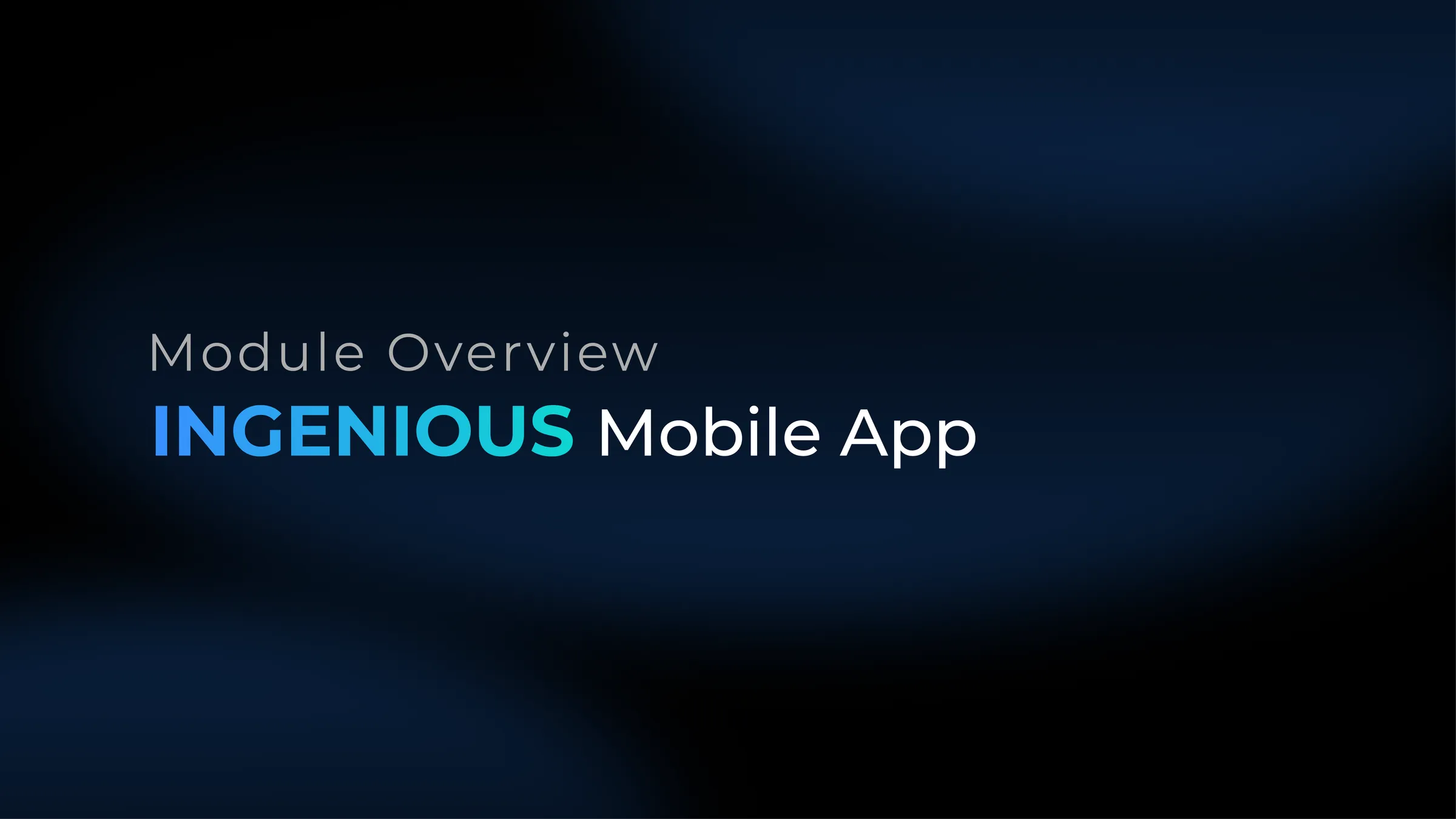 Video walkthrough of the INGENIOUS.BUILD mobile app in the field