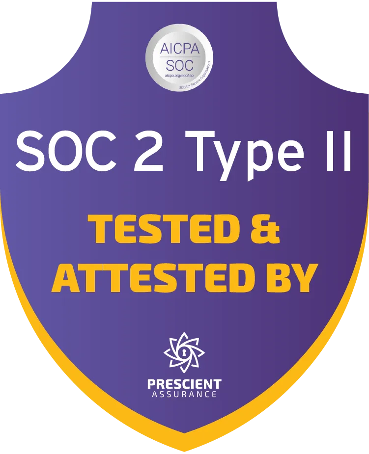 SOC 2 Type II certified