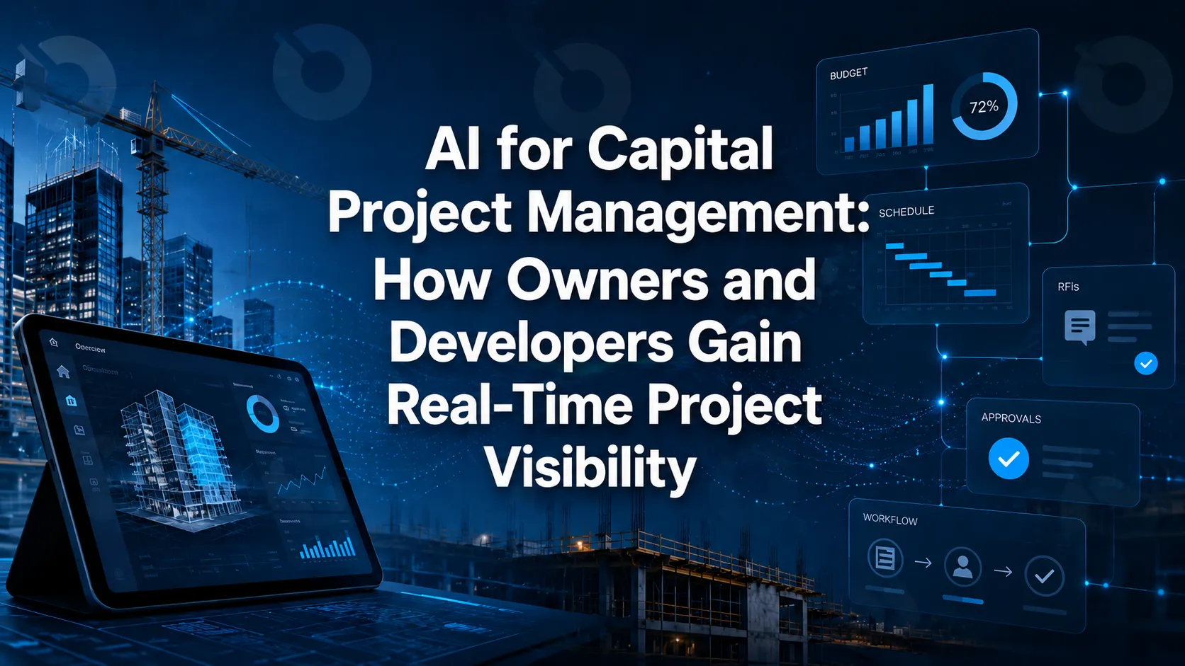 AI for Capital Project Management: How Owners and Developers Gain Real-Time Project Visibility