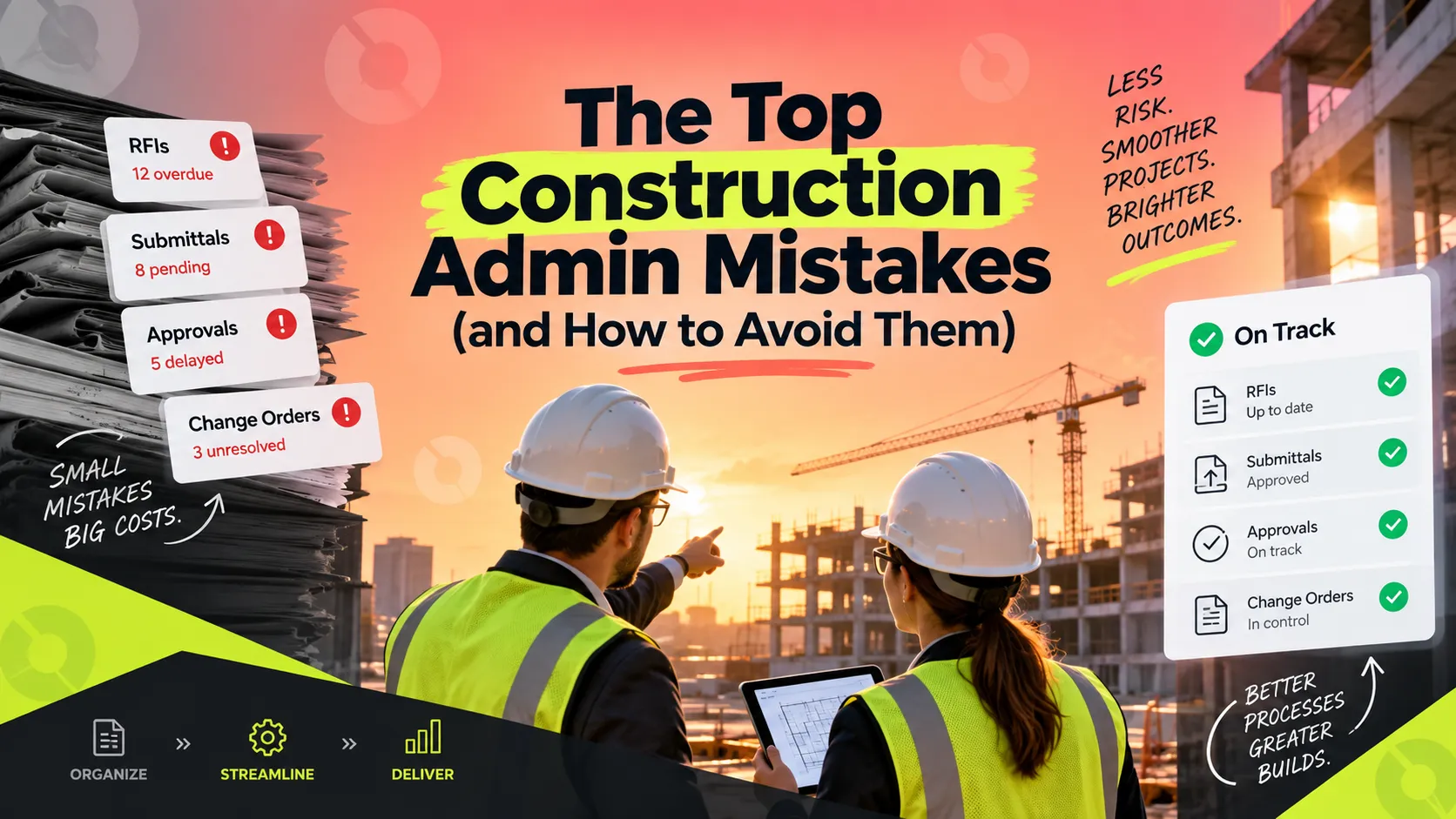 The Top Construction Admin Mistakes (and How to Avoid Them)