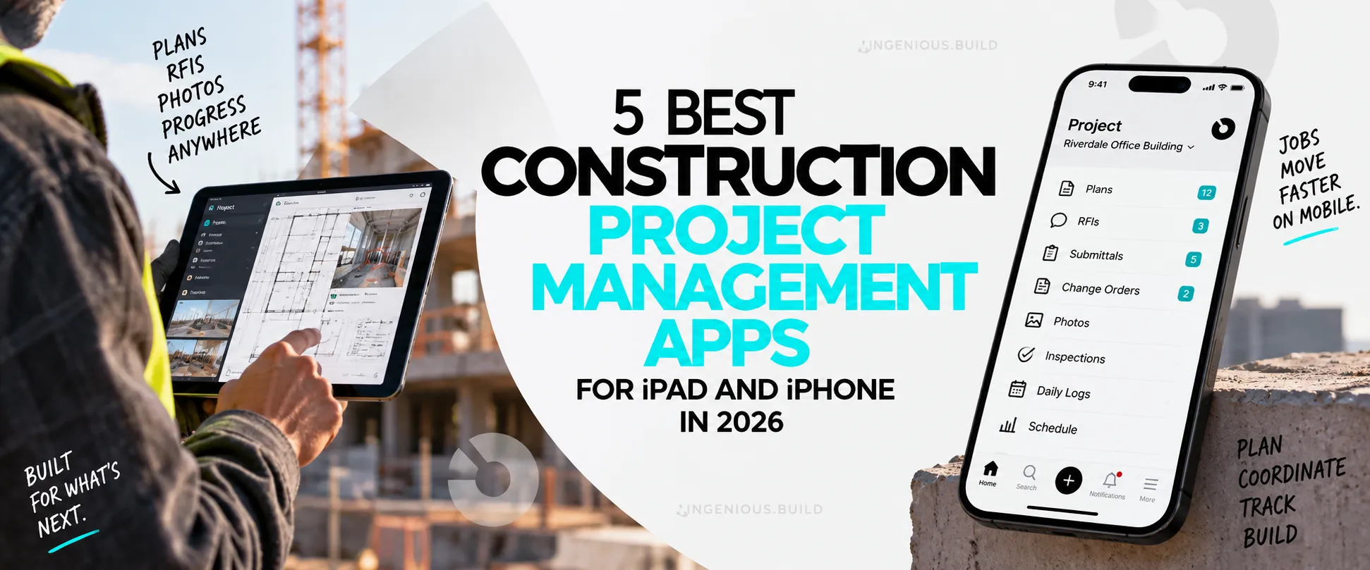 5 Best Construction Project Management Apps for iPad and iPhone in 2026