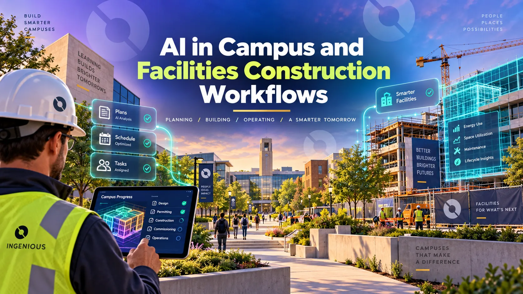 AI in Campus and Facilities Construction Workflows